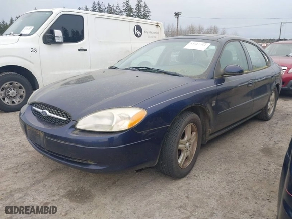 2001 Ford Taurus SEL with VIN 1FAFP56S71G166784, listed as a IAAI auction lot 41827761 with 98,465 mi miles. Bid and sale history available at carsss.com. Image 2.