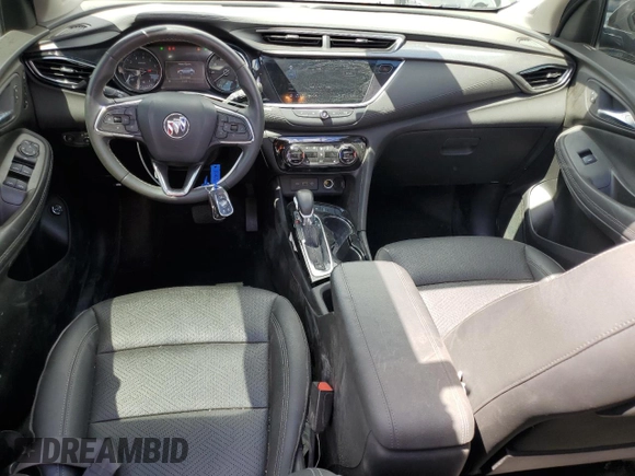2022 Buick Encore GX Essence with VIN KL4MMFSL7NB147731, listed as a Copart auction lot 54789555 with 17,217 mi miles and Salvage title. Bid and sale history available at DreamBid. Image 8.