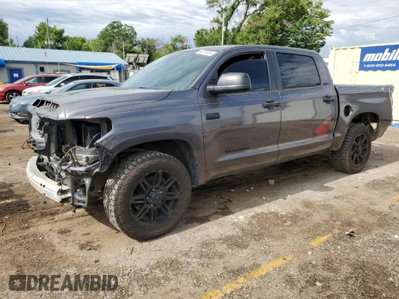 2018 Toyota Tundra 2WD SR5 with VIN 5TFEY5F18JX236948, listed as a Copart auction lot 60276914 with 127,110 mi miles and Salvage Title. Bid and sale history available at carsss.com. Image 1.