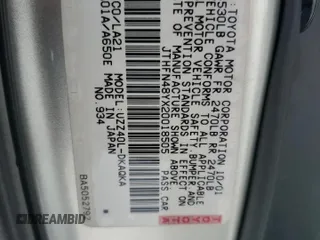 2002 Lexus SC 430 with VIN JTHFN48YX20018505, listed as a Copart auction lot 73966274 with Not Provided miles and Salvage Title. Bid and sale history available at carsss.com. Image 12.