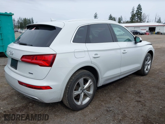 2020 Audi Q5 Premium Plus with VIN WA1BNAFY2L2014594, listed as a IAAI auction lot 41765211 with 63,600 mi miles. Bid and sale history available at carsss.com. Image 4.