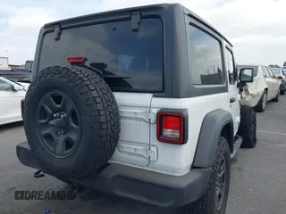 2018 Jeep Wrangler Sport S with VIN 1C4GJXAG0JW173936, listed as a IAAI auction lot 41070756 with Not Provided miles and . Bid and sale history available at DreamBid. Image 4.