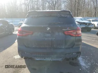 2021 BMW X3 M with VIN 5YMTS0C09M9F43121, listed as a Copart auction lot 42185495 with 0 mi miles and Salvage Title. Bid and sale history available at carsss.com. Image 6.