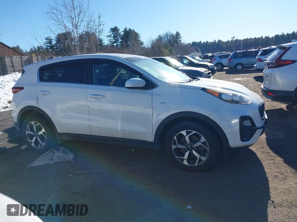 2020 Kia Sportage LX with VIN KNDPMCAC1L7830298, listed as a IAAI auction lot 41406343 with 89,076 mi miles. Bid and sale history available at carsss.com. Image 13.