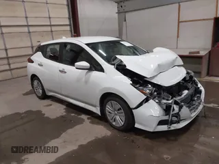 2024 Nissan LEAF S z VIN 1N4AZ1BV4RC550165, wystawiony jako IAAI lot #41577935 z przebiegiem 13 361 mil mil oraz . Historia ofert i sprzedaży dostępna na DreamBid. Obrazek 1.