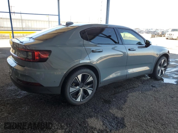2024 Polestar 2 z VIN YSMFD3KAXRL212801, wystawiony jako Copart lot #56527835 z przebiegiem 66 964 mil mil oraz Tytuł czysty. Historia ofert i sprzedaży dostępna na DreamBid. Obrazek 3.