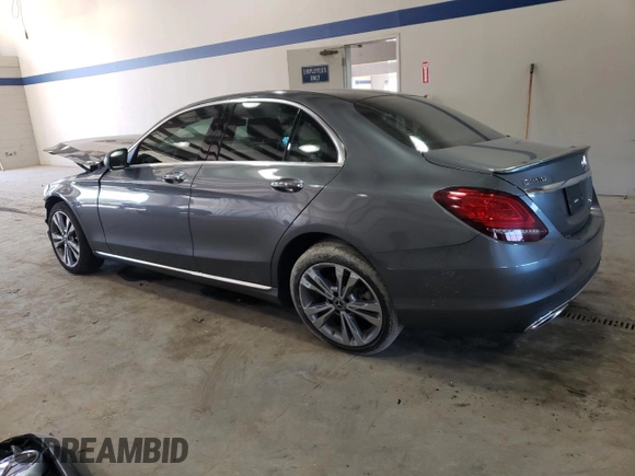 2019 Mercedes-Benz C 300 with VIN 55SWF8DB3KU321116, listed as a Copart auction lot 46750885 with 93,488 mi miles and Salvage Title. Bid and sale history available at DreamBid. Image 2.