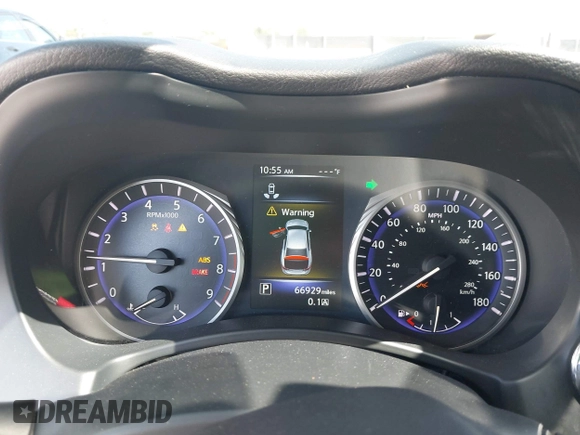 2014 Infiniti Q50 Premium with VIN JN1BV7AP5EM672766, listed as a IAAI auction lot 42107952 with 66,929 mi miles. Bid and sale history available at carsss.com. Image 7.