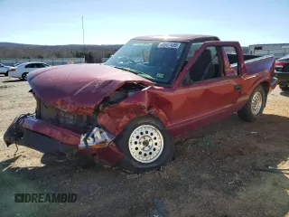 1998 GMC Sonoma with VIN 1GTDT14X1W8504265, listed as a Copart auction lot 48937435 with 155,313 mi miles and Salvage Title. Bid and sale history available at carsss.com. Image 1.