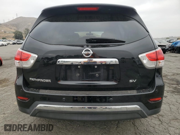 2013 Nissan Pathfinder SV with VIN 5N1AR2MN9DC669802, listed as a Copart auction lot 59578515 with 118,816 mi miles and Salvage title. Bid and sale history available at DreamBid. Image 6.