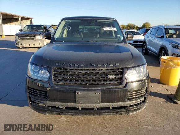 2015 Land Rover Range Rover with VIN SALGR2VF9FA240821, listed as a Copart auction lot 81156374 with 136,243 mi miles and Clean Title. Bid and sale history available at carsss.com. Image 5.