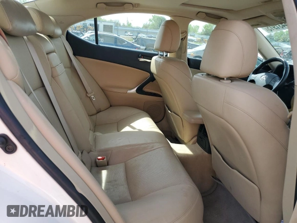 2006 Lexus IS 250 z VIN JTHCK262962002644, wystawiony jako Copart lot #54431915 z przebiegiem 156 973 mil mil oraz Szkoda całkowita • Salvage title. Historia ofert i sprzedaży dostępna na DreamBid. Obrazek 10.