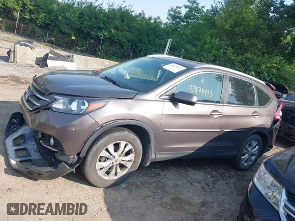 2013 Honda CR-V EX-L with VIN 5J6RM4H77DL077189, listed as a IAAI auction lot 42474493 with 92,410 mi miles and . Bid and sale history available at DreamBid. Image 14.