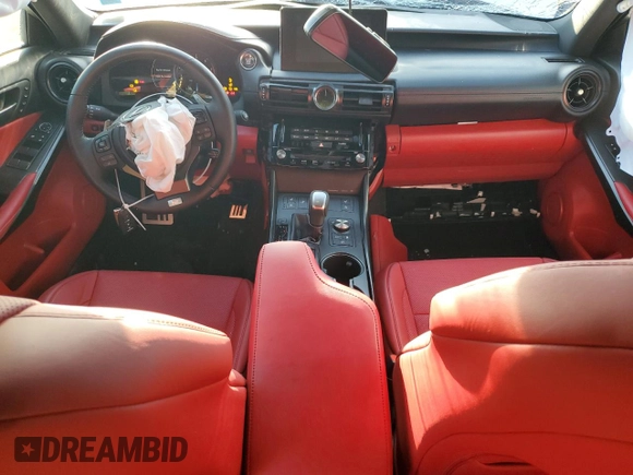 2024 Lexus IS 350 F Sport with VIN JTHGZ1E2XR5033090, listed as a Copart auction lot 76542374 with 10,282 mi miles and Non repairable. Bid and sale history available at DreamBid. Image 8.