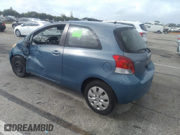 2010 Toyota Yaris with VIN JTDJT4K39A5295243, listed as a IAAI auction lot 41784428 with 92,354 mi miles. Bid and sale history available at carsss.com. Image 3.