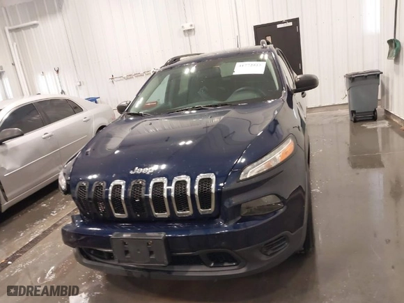 2016 Jeep Cherokee Sport with VIN 1C4PJMAB6GW286544, listed as a IAAI auction lot 41772515 with 67,862 mi miles. Bid and sale history available at carsss.com. Image 12.