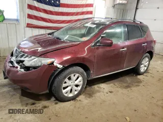 2011 Nissan Murano S with VIN JN8AZ1MW7BW158855, listed as a Copart auction lot 86101644 with 181,704 mi miles and Salvage Title. Bid and sale history available at carsss.com. Image 1.