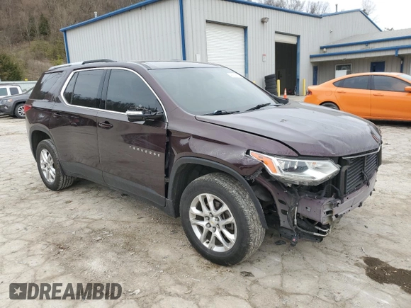 2018 Chevrolet Traverse LT Cloth with VIN 1GNERGKW8JJ271882, listed as a Copart auction lot 48311865 with 129,218 mi miles and Salvage title. Bid and sale history available at DreamBid. Image 4.