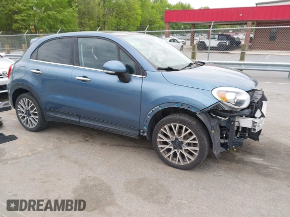 2017 FIAT 500X Lounge with VIN ZFBCFXDB1HP639672, listed as a IAAI auction lot 42033838 with 71,542 mi miles and . Bid and sale history available at DreamBid. Image 1.