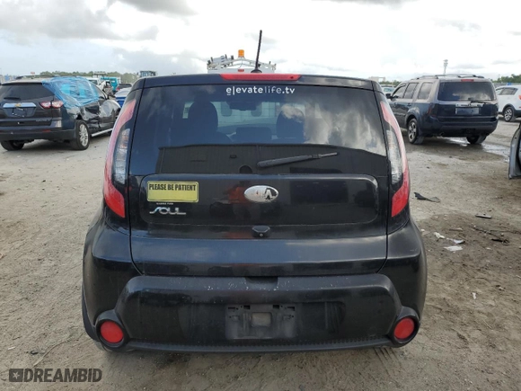 2014 Kia Soul ! with VIN KNDJX3A53E7034993, listed as a Copart auction lot 52511725 with 164,729 mi miles and Salvage Title. Bid and sale history available at carsss.com. Image 6.
