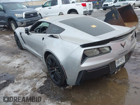 2016 Chevrolet Corvette Z06 2LZ with VIN 1G1YS2D65G5602874, listed as a IAAI auction lot 41577505 with 61,337 mi miles. Bid and sale history available at carsss.com. Image 3.