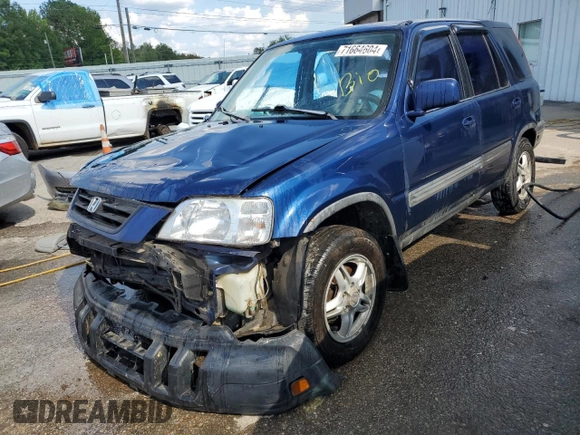 1998 Honda CR-V EX with VIN JHLRD1865WC086667, listed as a Copart auction lot 71664604 with 213,664 mi miles and Non Repairable. Bid and sale history available at carsss.com. Image 1.