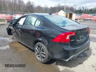 2018 Volvo S60 Dynamic with VIN YV140MTLXJ2459745, listed as a IAAI auction lot 41988052 with 133,268 mi miles. Bid and sale history available at carsss.com. Image 3.