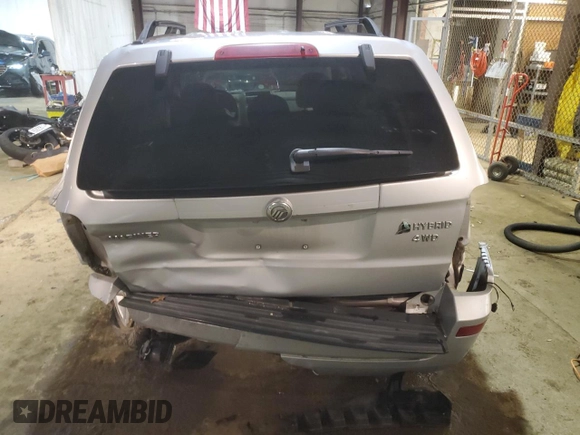 2008 Mercury Mariner with VIN 4M2CU39H78KJ28676, listed as a Copart auction lot 85827374 with 170,534 mi miles and Salvage title. Bid and sale history available at DreamBid. Image 6.