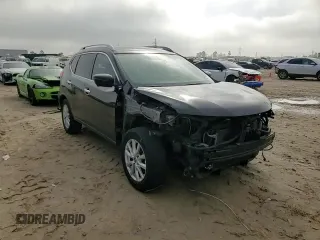 2017 Nissan Rogue SV with VIN JN8AT2MT3HW402720, listed as a Copart auction lot 46902295 with 147,460 mi miles and Salvage Title. Bid and sale history available at carsss.com. Image 11.