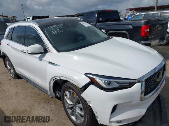 2021 Infiniti QX50 Luxe с VIN 3PCAJ5BA8MF105137, выставлен на аукционе IAAI как лот 42423747 с пробегом 67 443 миль миль и . История ставок и продаж доступна на DreamBid. Изображение 1.