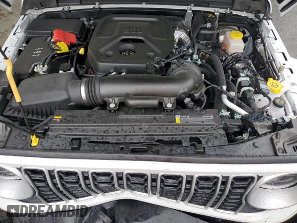 2025 Jeep Wrangler Sahara z VIN 1C4PJXEN6SW546780, wystawiony jako Copart lot #55800685 z przebiegiem 6 063 mil mil oraz Czysty tytuł • Clean title. Historia ofert i sprzedaży dostępna na DreamBid. Obrazek 12.