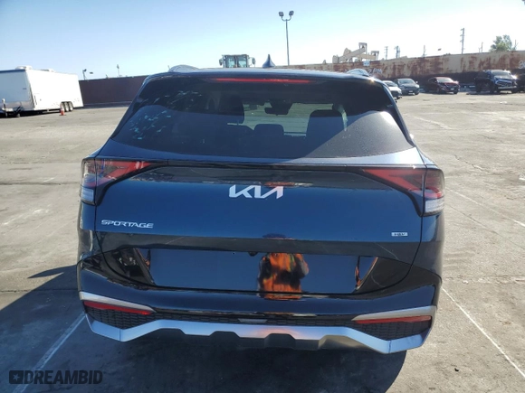 2025 Kia Sportage Hybrid SX-Prestige with VIN KNDPXCDG5S7181173, listed as a Copart auction lot 46571485 with 2,232 mi miles and Salvage Title. Bid and sale history available at carsss.com. Image 6.