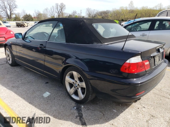 2006 BMW 3 Series 325Ci with VIN WBABW33426PX86047, listed as a Copart auction lot 50032664 with 86,241 mi miles and Salvage Title. Bid and sale history available at carsss.com. Image 2.