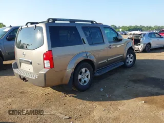2006 Nissan Pathfinder SE with VIN 5N1AR18W96C660064, listed as a IAAI auction lot 42702343 with 198,734 mi miles and . Bid and sale history available at DreamBid. Image 4.