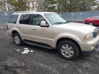 2005 Lincoln Aviator with VIN 5LMEU88HX5ZJ16160, listed as a IAAI auction lot 41554889 with 174,732 mi miles and . Bid and sale history available at DreamBid. Image 1.