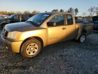 2005 Nissan Titan XE with VIN 1N6BA06A75N520497, listed as a Copart auction lot 47412095 with 170,653 mi miles and Salvage Title. Bid and sale history available at carsss.com. Image 1.