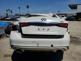 2018 Infiniti Q50 Luxe with VIN JN1EV7AP3JM351994, listed as a Copart auction lot 57911475 with Not provided miles and Salvage title. Bid and sale history available at DreamBid. Image 6.