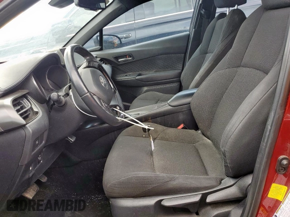 2018 Toyota C-HR XLE with VIN NMTKHMBX4JR041716, listed as a Copart auction lot 57573585 with 172,409 mi miles and Clean title. Bid and sale history available at DreamBid. Image 7.