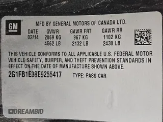 2014 Chevrolet Camaro LT z VIN 2G1FB1E38E9255417, wystawiony jako Copart lot #58031555 z przebiegiem 138 816 mil mil oraz Czysty tytuł • Clean title. Historia ofert i sprzedaży dostępna na DreamBid. Obrazek 12.