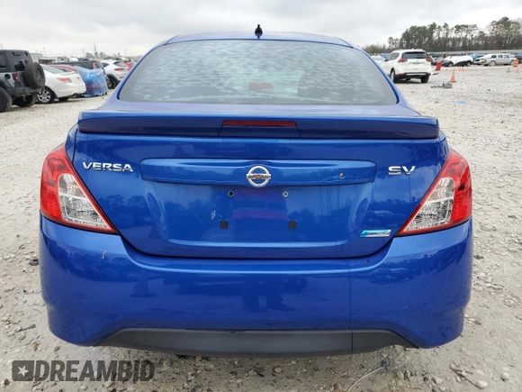 2015 Nissan Versa S Plus with VIN 3N1CN7AP2FL882399, listed as a Copart auction lot 43985465 with 123,709 mi miles and Salvage Title. Bid and sale history available at DreamBid. Image 6.