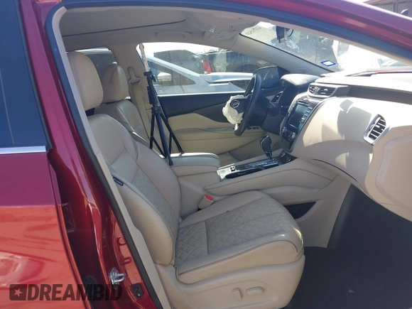 2019 Nissan Murano S with VIN 5N1AZ2MS9KN153687, listed as a IAAI auction lot 41380549 with 37,963 mi miles. Bid and sale history available at carsss.com. Image 5.