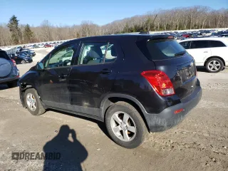 2016 Chevrolet Trax LS with VIN KL7CJNSB4GB655151, listed as a Copart auction lot 48184035 with 75,067 mi miles and Salvage Title. Bid and sale history available at carsss.com. Image 2.