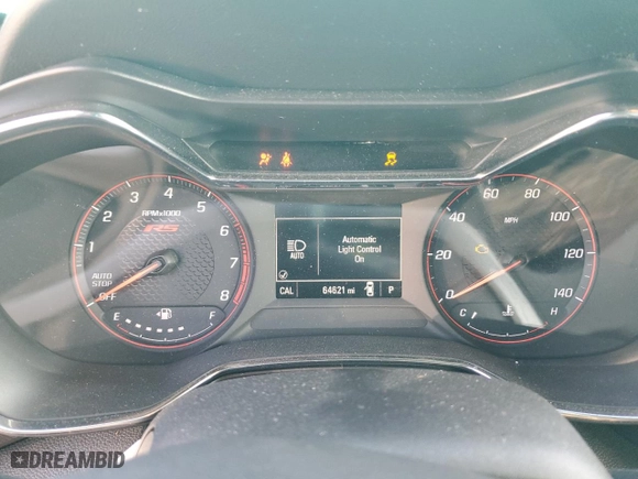2021 Chevrolet TrailBlazer RS with VIN KL79MTSL8MB160977, listed as a Copart auction lot 43650465 with 64,621 mi miles and Salvage Title. Bid and sale history available at carsss.com. Image 9.