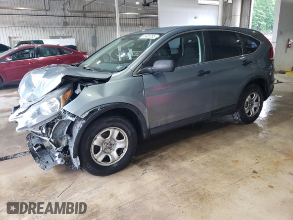 2012 Honda CR-V LX with VIN 5J6RM4H32CL017106, listed as a Copart auction lot 61435785 with 196,439 mi miles and Salvage title. Bid and sale history available at DreamBid. Image 1.
