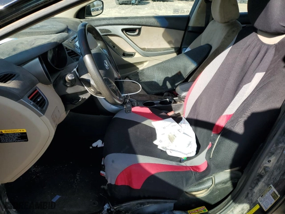 2014 Hyundai Elantra SE with VIN 5NPDH4AE7EH472525, listed as a Copart auction lot 48806745 with NaN miles and Salvage Title. Bid and sale history available at carsss.com. Image 7.