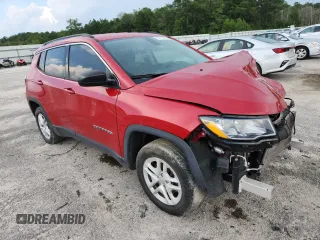 2020 Jeep Compass Sport with VIN 3C4NJCAB9LT169798, listed as a Copart auction lot 57177475 with Not provided miles and Clean title. Bid and sale history available at DreamBid. Image 4.