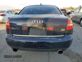 2004 Audi A6 3.0L with VIN WAULT54B64N034799, listed as a Copart auction lot 82865174 with 0 mi miles and Clean Title. Bid and sale history available at carsss.com. Image 6.
