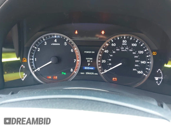 2013 Lexus GS 350 z VIN JTHBE1BL7D5022432, wystawiony jako IAAI lot #42500337 z przebiegiem 206 626 mil mil oraz . Historia ofert i sprzedaży dostępna na DreamBid. Obrazek 7.