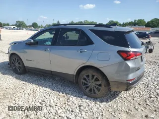 2023 Chevrolet Equinox RS with VIN 3GNAXWEG4PL254467, listed as a Copart auction lot 61818185 with 35,633 mi miles and Salvage title. Bid and sale history available at DreamBid. Image 2.