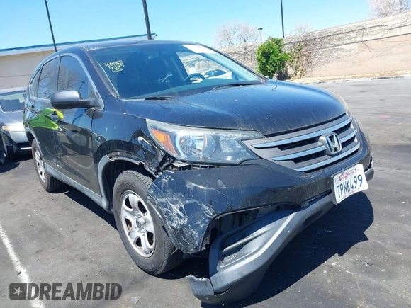 2014 Honda CR-V LX with VIN 3CZRM3H36EG704499, listed as a IAAI auction lot 41966876 with 74,054 mi miles. Bid and sale history available at carsss.com. Image 1.